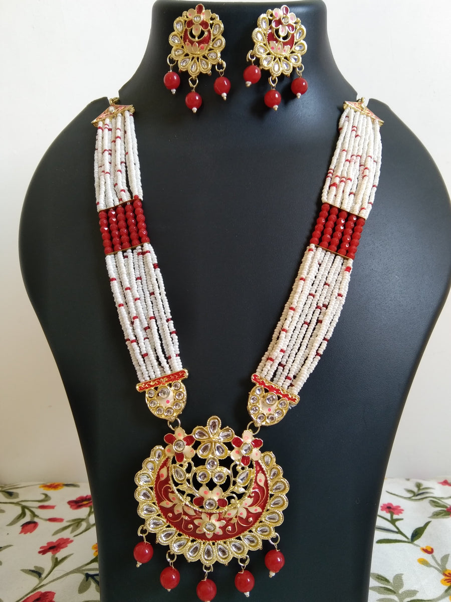 Heavy Red Necklace