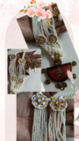 Kundan Attached Pearls Mala